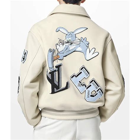 lv letterman jacket|louis vuitton bunny jacket.